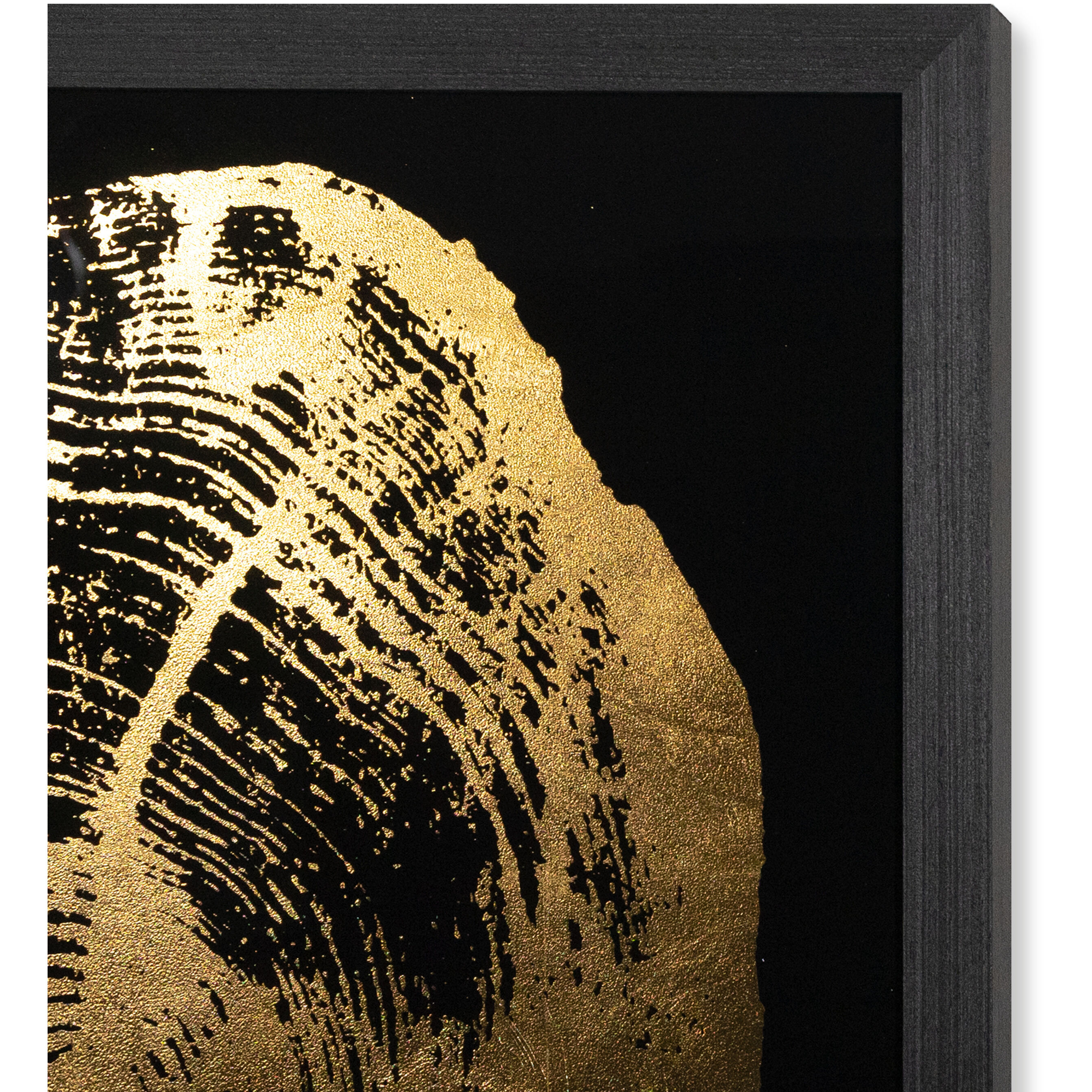 Cross Section Charcoal Luxe Art